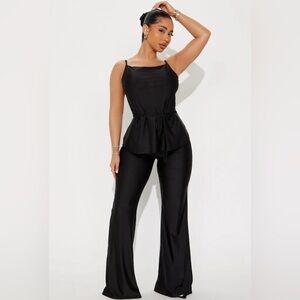 Black pants set